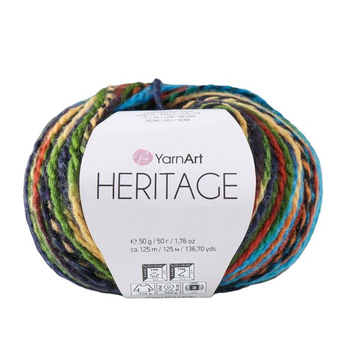 Пряжа YarnArt Heritage 75% акрил, 25% шерсть 125 м, 50 г, 333 аспарагус-желтый-василек, Разноцветный, "Heritage" 75% акрил, 25% шерсть 125 м, 1 шт, 50 г, 333 аспарагус-желтый-василек
Пряжа YarnArt Heritage 75% акрил, 25% шерсть 125 м, 50 г, 333 аспарагус-желтый-василек, Разноцветный, "Heritage" 75% акрил, 25% шерсть 125 м, 1 шт, 50 г, 333 аспарагус-желтый-василек