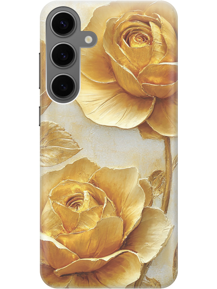 Силиконовый чехол на Samsung Galaxy S24+ с принтом "Золотые розы", Прозрачный;золотистый;белый, 779824623
Силиконовый чехол на Samsung Galaxy S24+ с принтом "Золотые розы", Прозрачный;золотистый;белый, 779824623