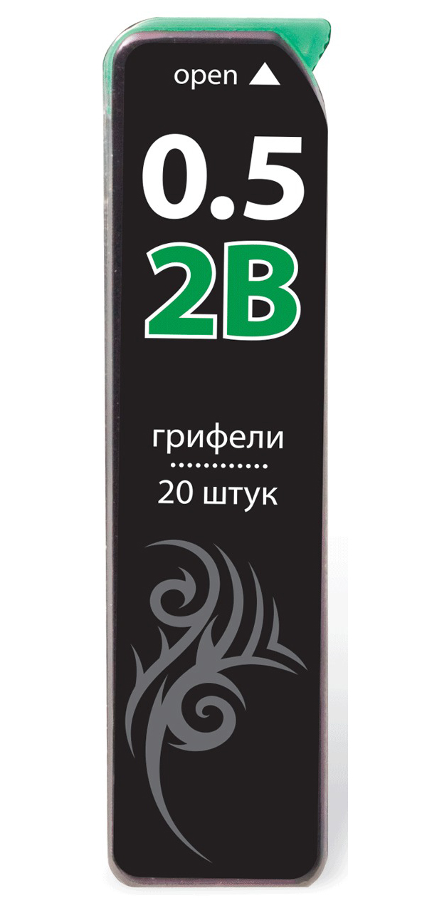 Грифель запасной BRAUBERG "Black Jack", Hi-Polymer, 2В, 0,5 мм, 20 шт, Серый, 180448
Грифель запасной BRAUBERG "Black Jack", Hi-Polymer, 2В, 0,5 мм, 20 шт, Серый, 180448