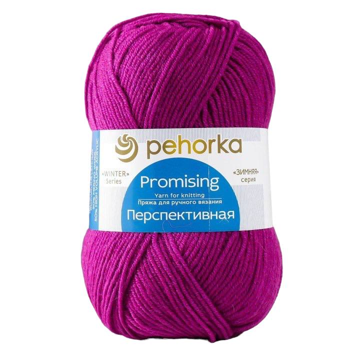 Пряжа Пехорка Перспективная 50% шерсть, 50% акрил 270 м, 1 шт, 100 г, 40-Цикламен, Фиолетовый, "Перспективная" 50% шерсть, 50% акрил 270 м, 1 шт, 100 г, 40-Цикламен
Пряжа Пехорка Перспективная 50% шерсть, 50% акрил 270 м, 1 шт, 100 г, 40-Цикламен, Фиолетовый, "Перспективная" 50% шерсть, 50% акрил 270 м, 1 шт, 100 г, 40-Цикламен