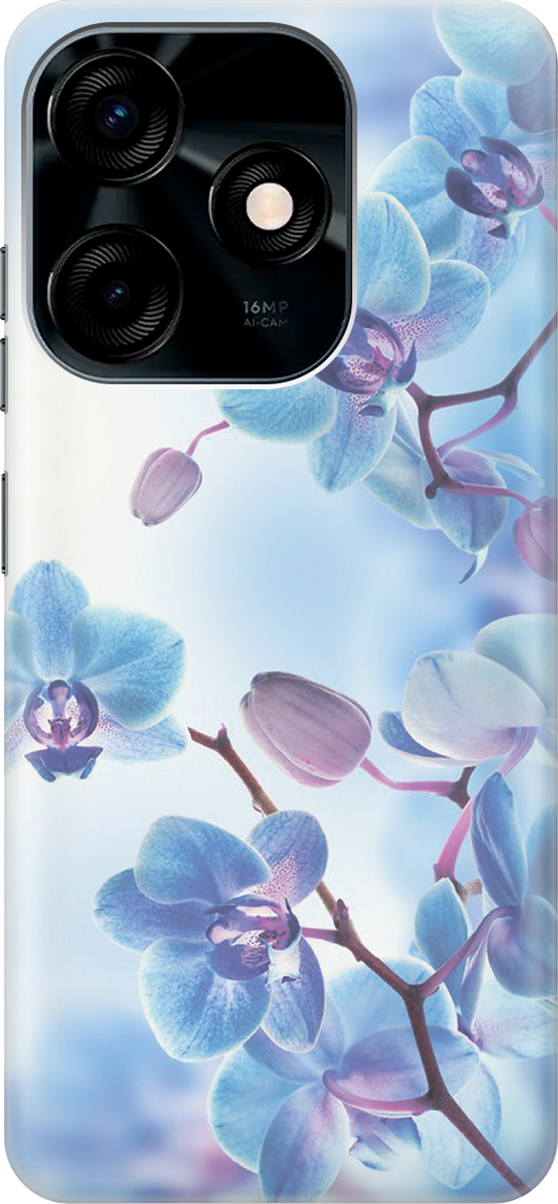 Силиконовый чехол на Tecno Spark 10C с принтом "Голубые орхидеи", Голубой;серый, 159584
Силиконовый чехол на Tecno Spark 10C с принтом "Голубые орхидеи", Голубой;серый, 159584