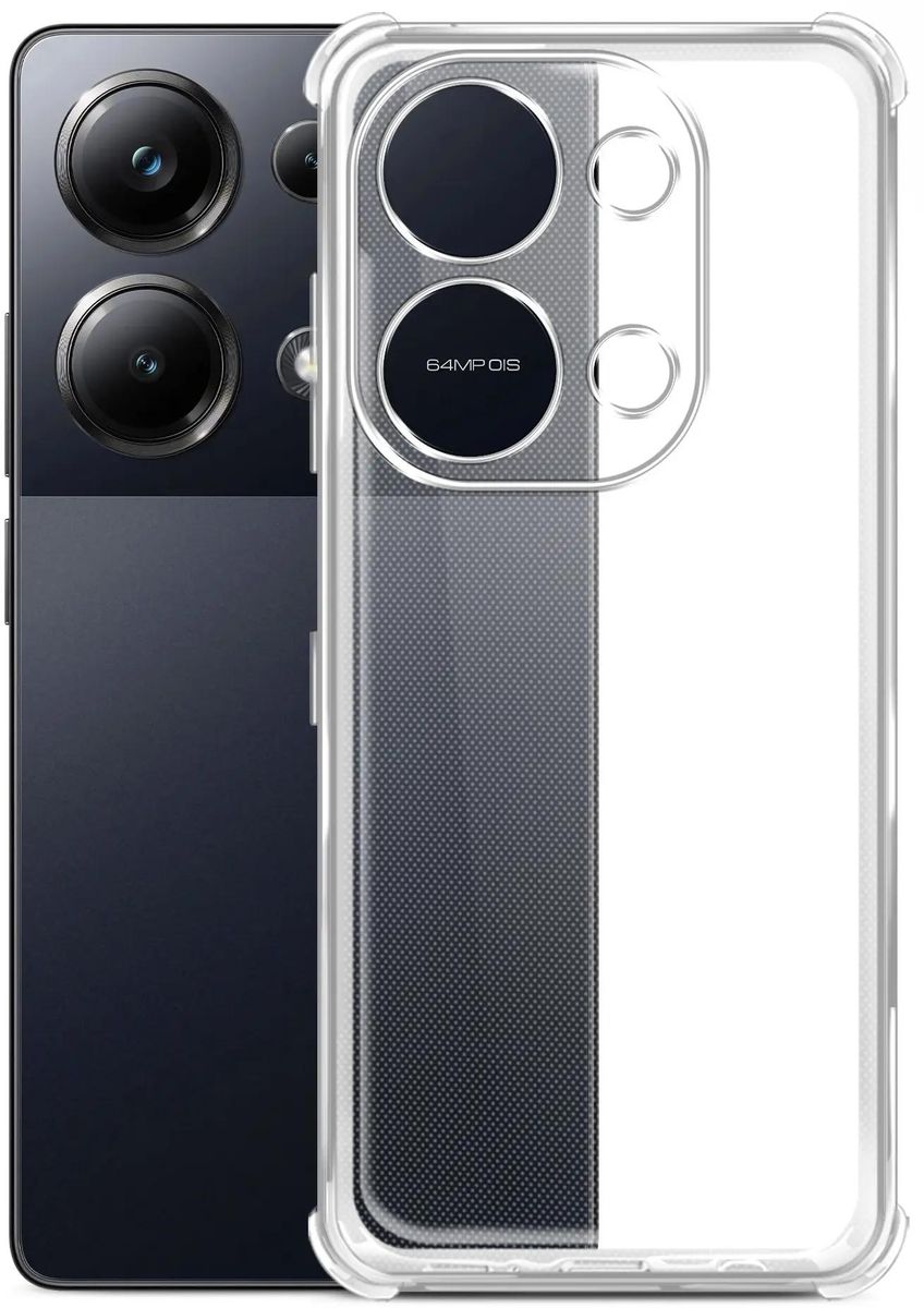 Чехол BORASCO Bumper Case для Xiaomi Poco M6 Pro, противоударный, прозрачный, Bumper Case
Чехол BORASCO Bumper Case для Xiaomi Poco M6 Pro, противоударный, прозрачный, Bumper Case
