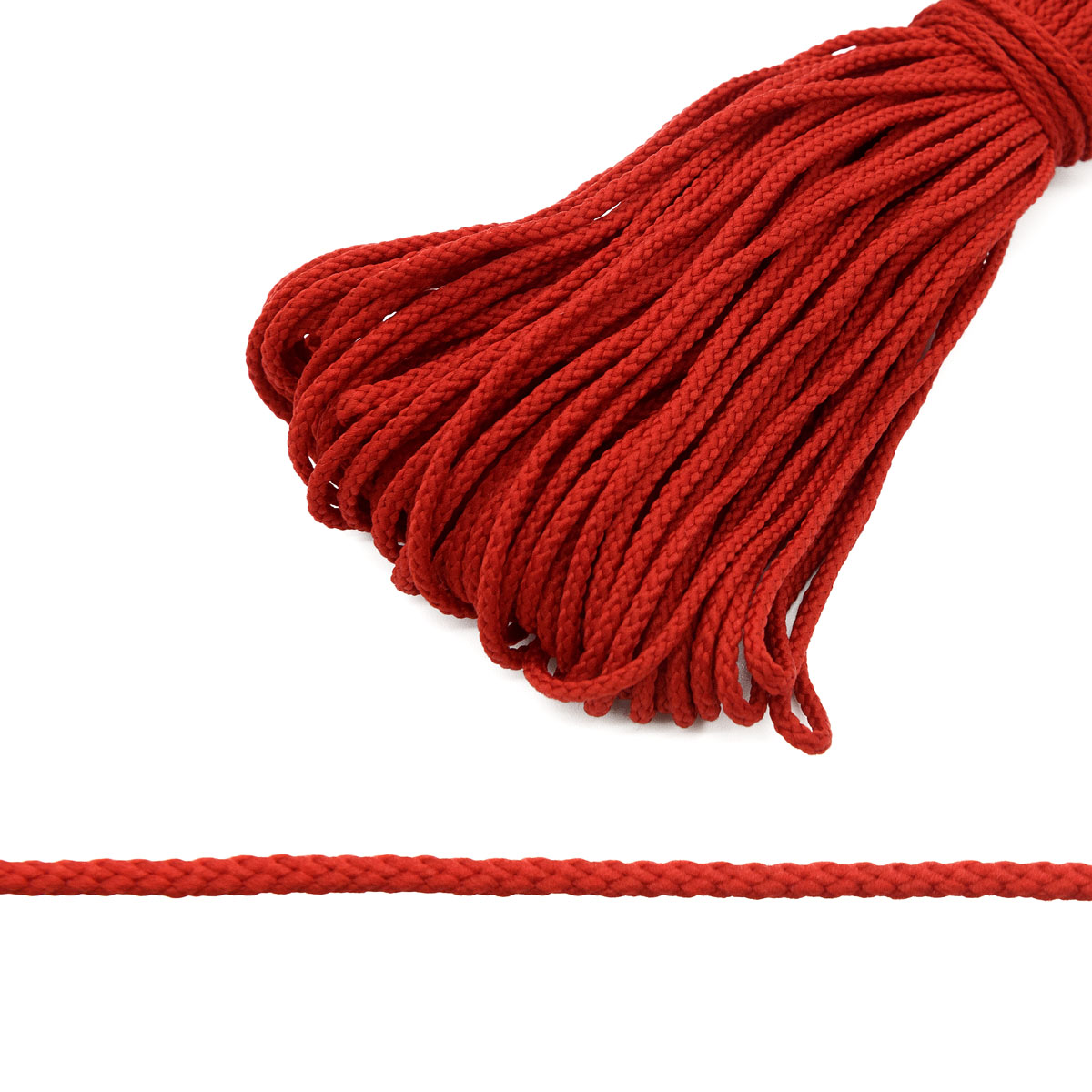 Шнур отделочный плетеный Нудольская фабрика, С1048, 3мм*30м (красный) 
Шнур отделочный плетеный Нудольская фабрика, С1048, 3мм*30м (красный)
