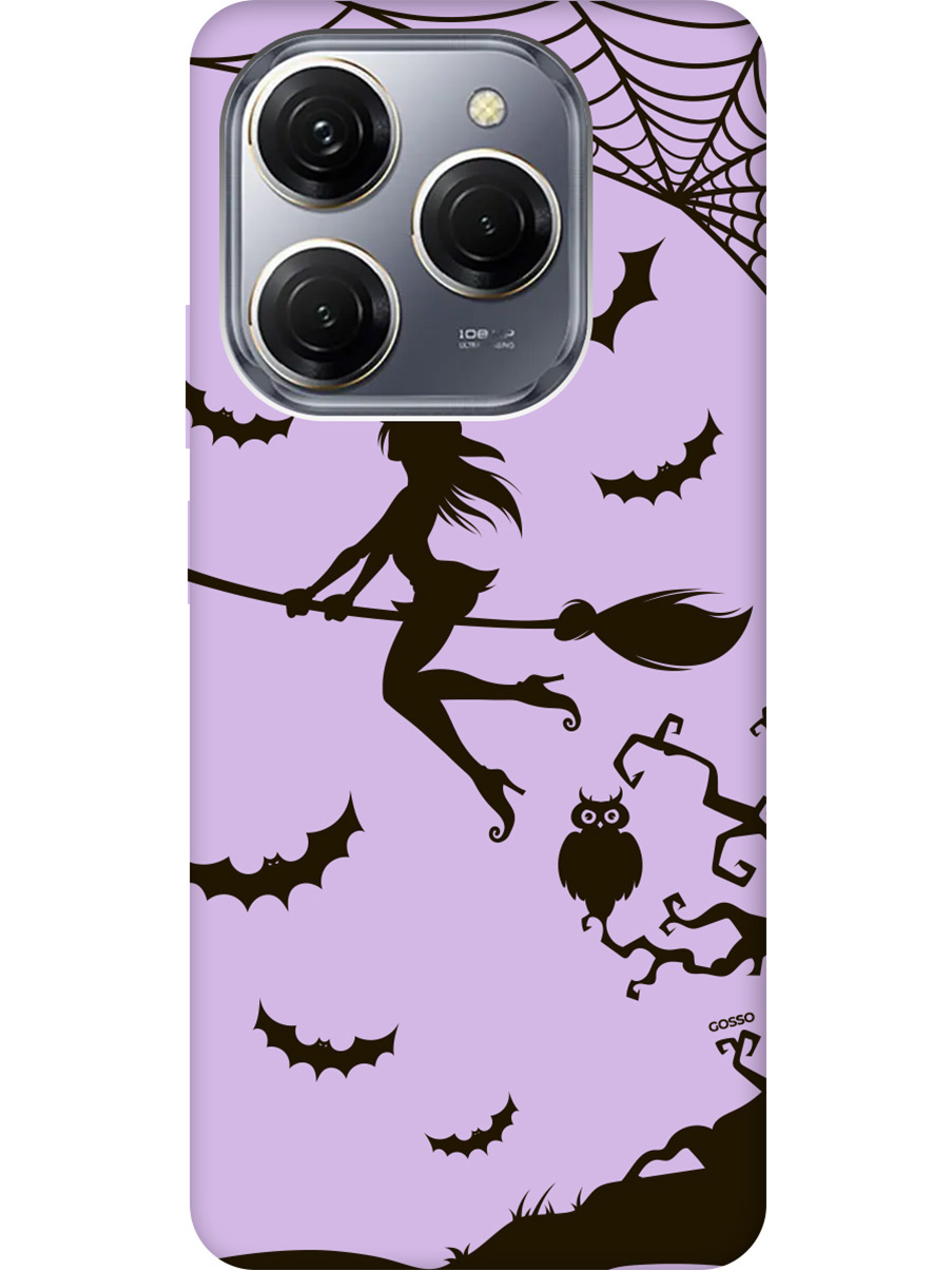 Чехол на Tecno Spark 20 Pro "Witch on a Broomstick" Soft Touch сиреневый, Фиолетовый;черный, 20011925
Чехол на Tecno Spark 20 Pro "Witch on a Broomstick" Soft Touch сиреневый, Фиолетовый;черный, 20011925