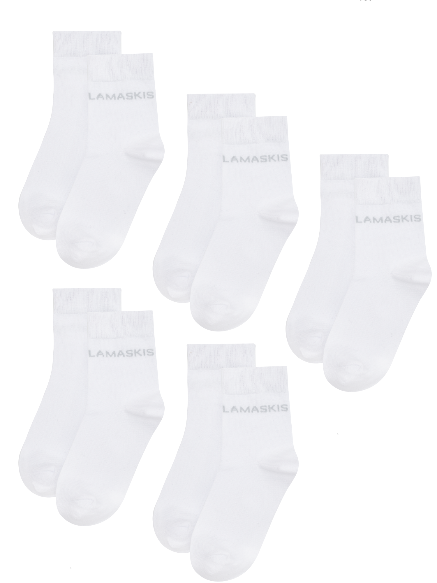 Носки унисекс LAMASKIS white_socks_classic_x5- белые, Белый, white_socks_classic_x5-
Носки унисекс LAMASKIS white_socks_classic_x5- белые, Белый, white_socks_classic_x5-