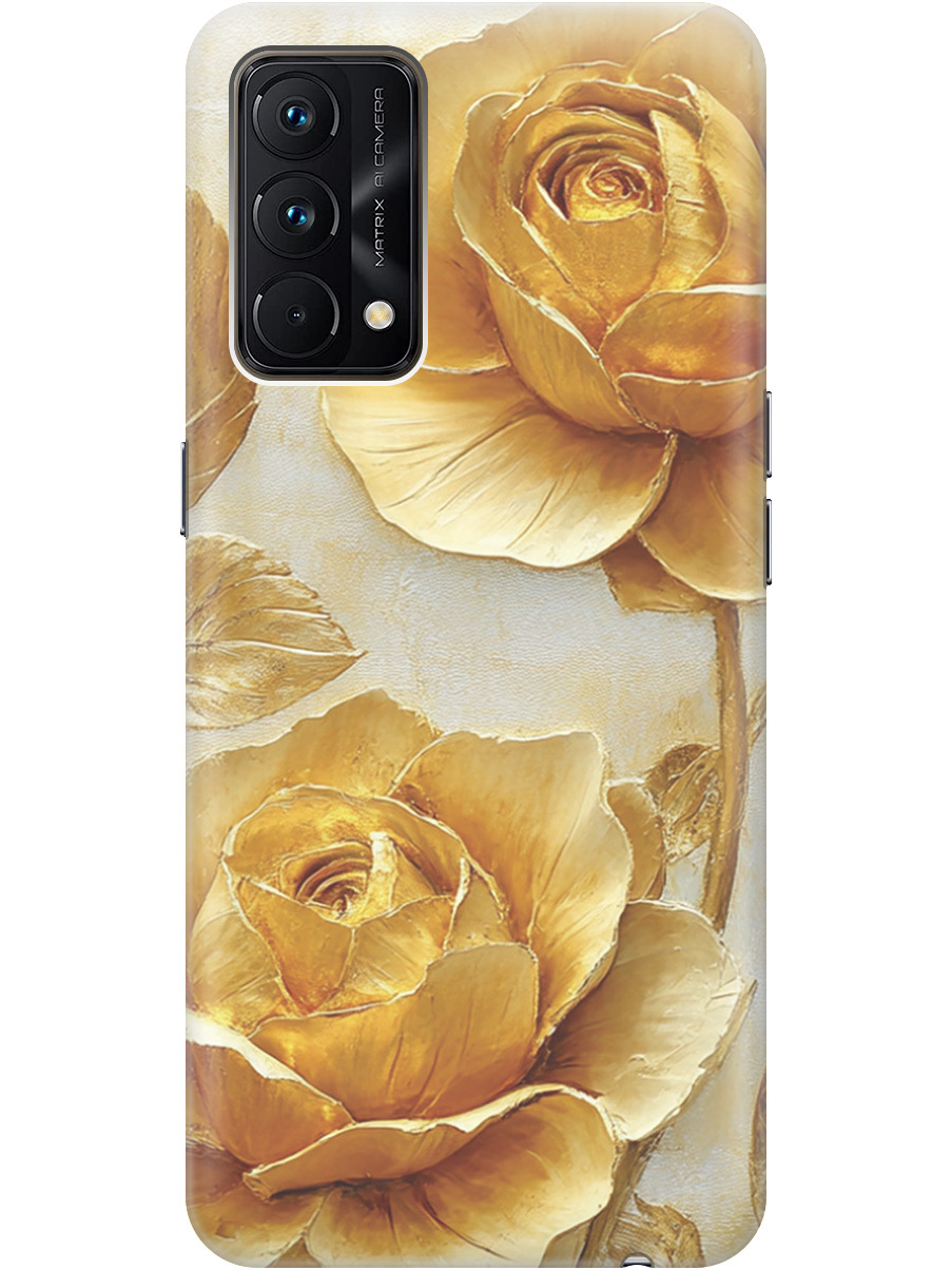 Силиконовый чехол на Realme GT Master Edition с принтом "Золотые розы", Прозрачный;золотистый;белый, 740190223
Силиконовый чехол на Realme GT Master Edition с принтом "Золотые розы", Прозрачный;золотистый;белый, 740190223