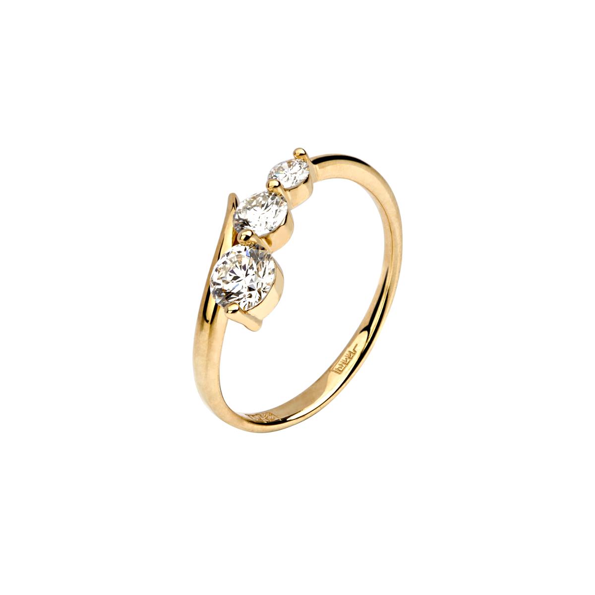 Кольцо из золота с бриллиантом р.17 Эстет 01К642933, 01К642933
Кольцо из золота с бриллиантом р.17 Эстет 01К642933, 01К642933