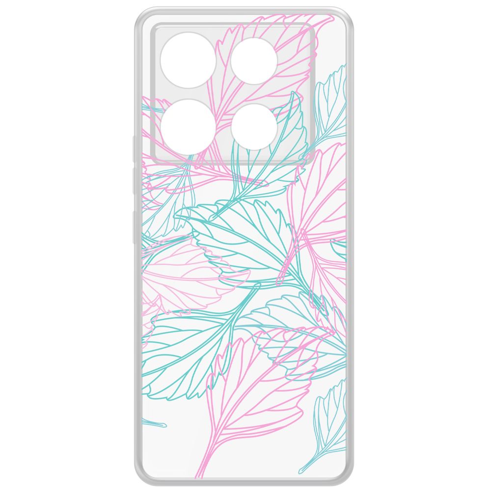 Чехол-накладка Krutoff Clear Case Листья паттерн для INFINIX Note 40 Pro 5G, Прозрачный
Чехол-накладка Krutoff Clear Case Листья паттерн для INFINIX Note 40 Pro 5G, Прозрачный