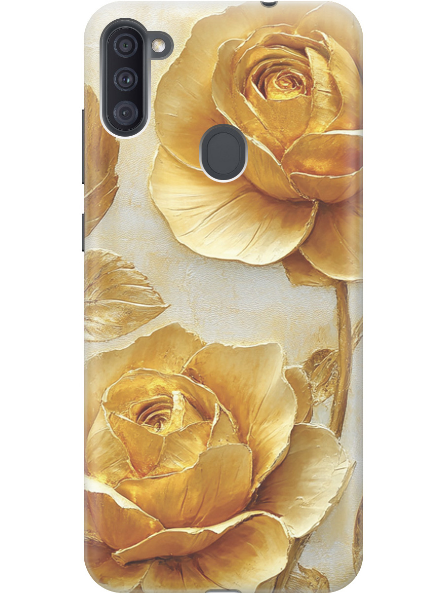 Силиконовый чехол на Samsung Galaxy A11 / M11 с принтом "Золотые розы", Прозрачный;золотистый;белый, 722820823
Силиконовый чехол на Samsung Galaxy A11 / M11 с принтом "Золотые розы", Прозрачный;золотистый;белый, 722820823