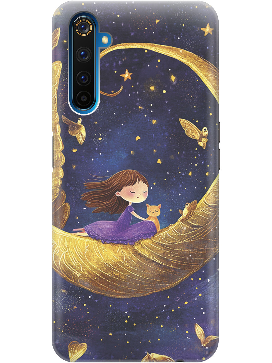 Силиконовый чехол на realme 6 Pro с принтом "Девочка и месяц", Прозрачный;золотистый;черный, 726149572
Силиконовый чехол на realme 6 Pro с принтом "Девочка и месяц", Прозрачный;золотистый;черный, 726149572