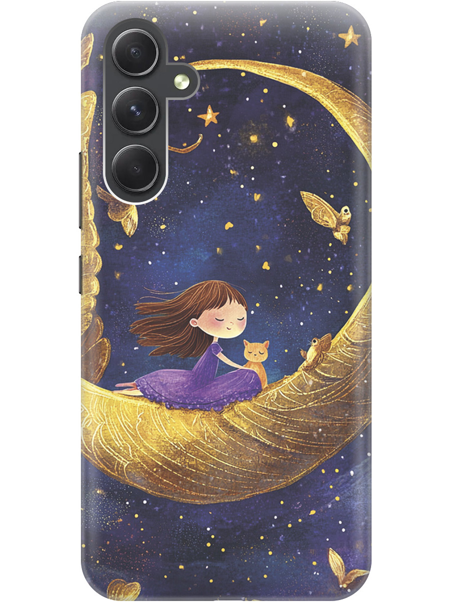 Силиконовый чехол на Samsung Galaxy A54 5G с принтом "Девочка и месяц", Прозрачный;золотистый;черный, 769297672
Силиконовый чехол на Samsung Galaxy A54 5G с принтом "Девочка и месяц", Прозрачный;золотистый;черный, 769297672