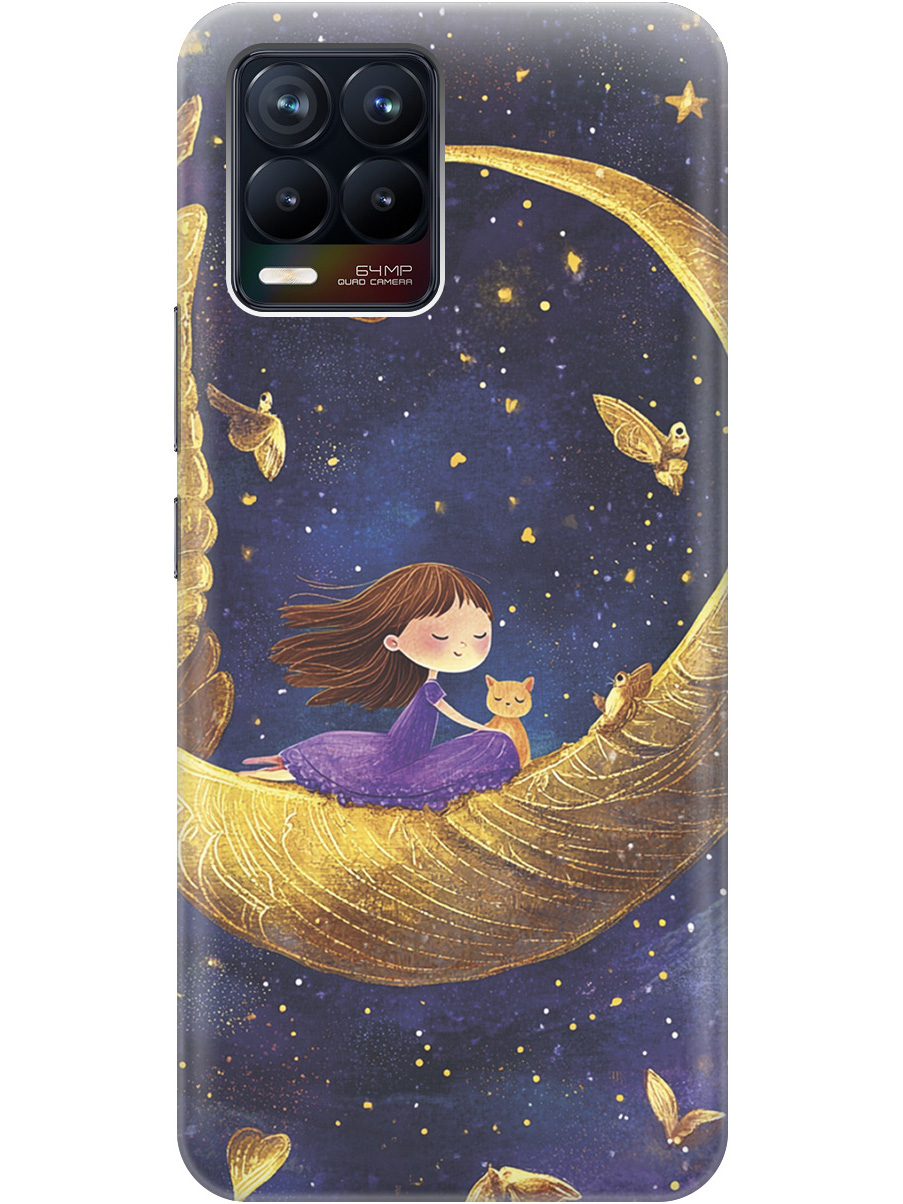 Силиконовый чехол на Realme 8 / 8 Pro с принтом "Девочка и месяц", Прозрачный;золотистый;черный, 732494072
Силиконовый чехол на Realme 8 / 8 Pro с принтом "Девочка и месяц", Прозрачный;золотистый;черный, 732494072