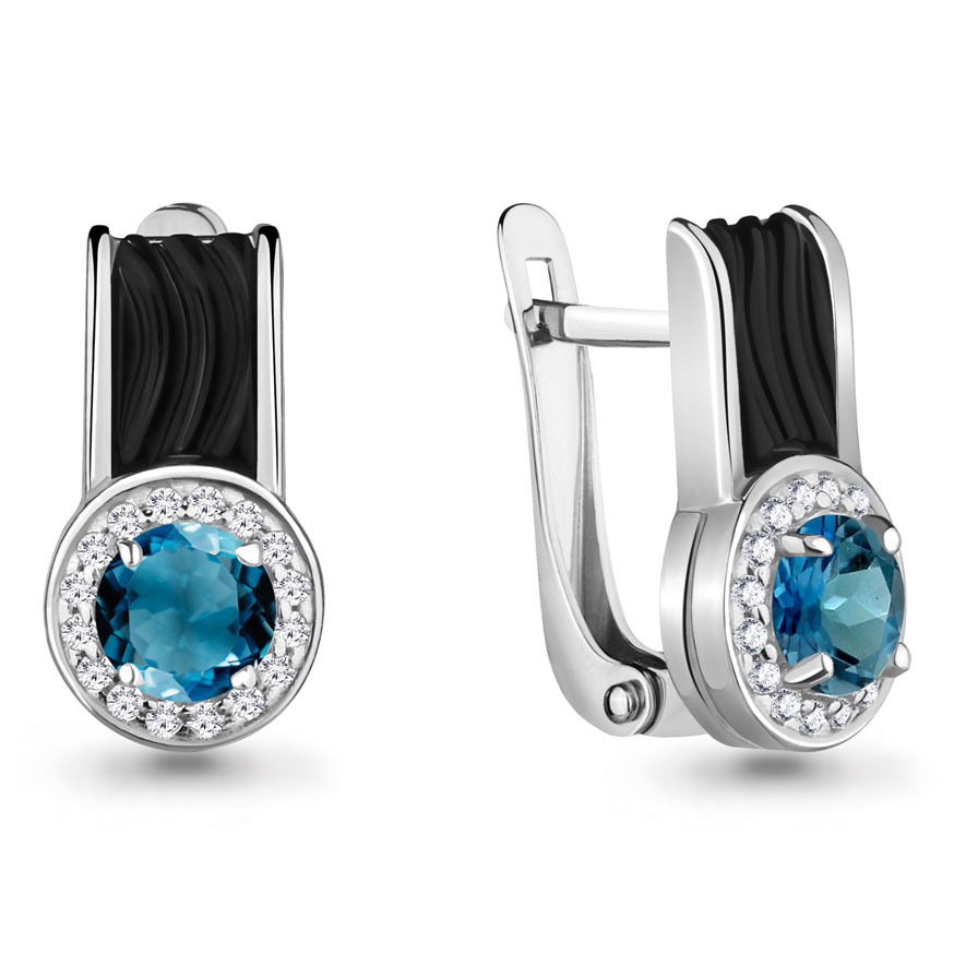 Серьги из серебра/керамики с топазом/фианитом/керамикой Aquamarine 4712608А.5ст, 4712608А.5ст
Серьги из серебра/керамики с топазом/фианитом/керамикой Aquamarine 4712608А.5ст, 4712608А.5ст