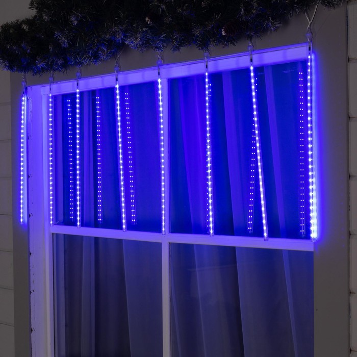 Гирлянда Сосульки 2.5 × 0.5 м, IP65, прозрачная нить, 288 LED, свечение синее с эффектом
Гирлянда Сосульки 2.5 × 0.5 м, IP65, прозрачная нить, 288 LED, свечение синее с эффектом