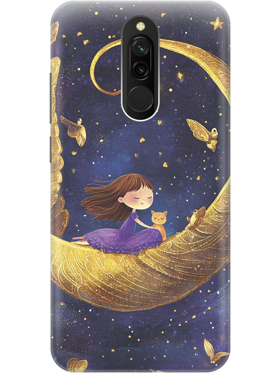 Силиконовый чехол на Xiaomi Redmi 8 с принтом "Девочка и месяц", Прозрачный;золотистый;черный, 722204572
Силиконовый чехол на Xiaomi Redmi 8 с принтом "Девочка и месяц", Прозрачный;золотистый;черный, 722204572