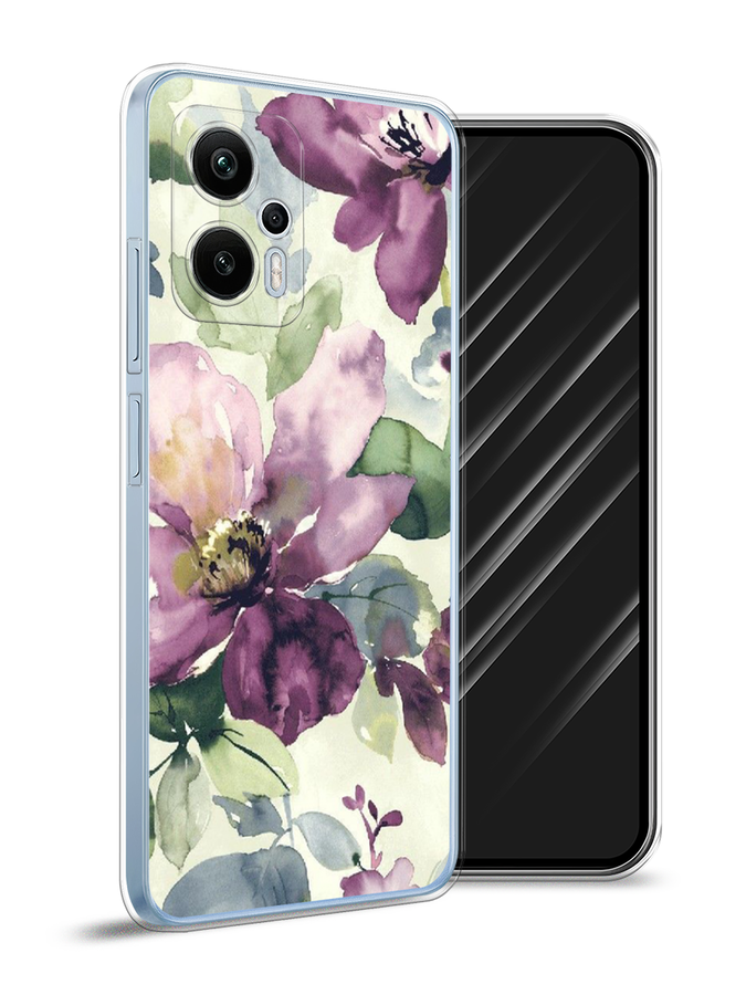 Чехол Awog на Redmi Note 12T Pro "Сиреневые цветы-акварель", Фиолетовый, 319150-10
Чехол Awog на Redmi Note 12T Pro "Сиреневые цветы-акварель", Фиолетовый, 319150-10