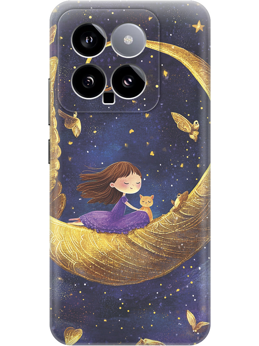 Силиконовый чехол на Xiaomi 14 с принтом "Девочка и месяц", Прозрачный;золотистый;черный, 777769972
Силиконовый чехол на Xiaomi 14 с принтом "Девочка и месяц", Прозрачный;золотистый;черный, 777769972