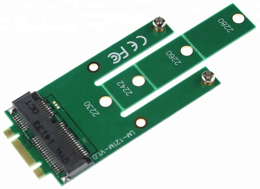 Адаптер переходник для ноутбуков GSMIN RT-07 SSD mSATA PCI-E 3.0 - NGFF M.2 преобразовател
Адаптер переходник для ноутбуков GSMIN RT-07 SSD mSATA PCI-E 3.0 - NGFF M.2 преобразовател