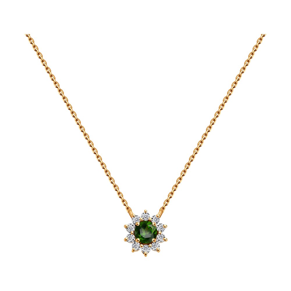 Колье из красного золота 45 см SOKOLOV Diamonds 77-00008, бриллиант/хромдиопсид, 77-00008
Колье из красного золота 45 см SOKOLOV Diamonds 77-00008, бриллиант/хромдиопсид, 77-00008