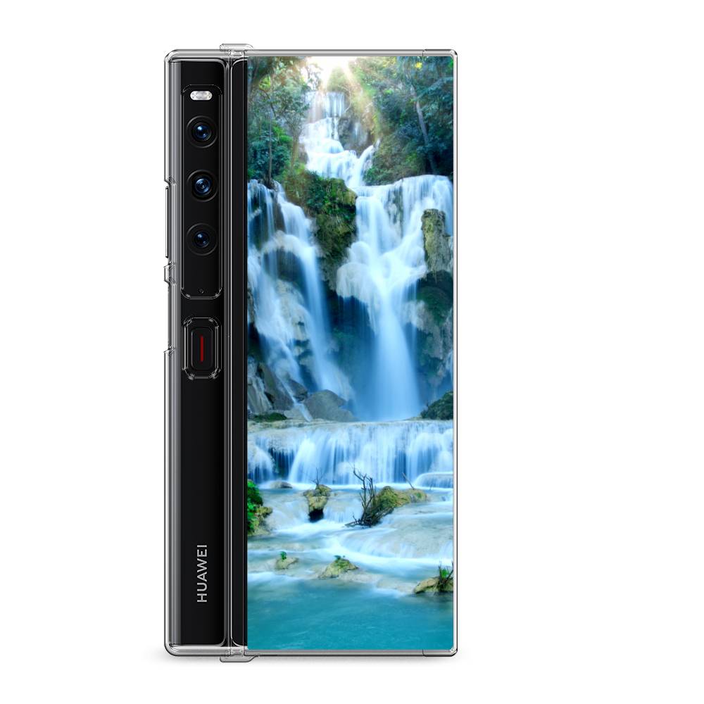 фото Силиконовый чехол "водопад 8" на huawei mate xs 2 / хуавеи мате xs 2 awog