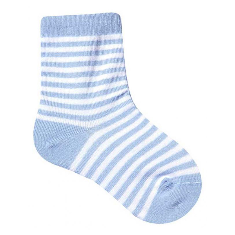 фото Носки ашан красная птица хлопок голубые в полосочку р 12-14
