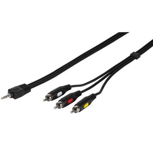 Кабель Vivanco 3RCA - Jack 3.5 2 м Black, Черный, 47050.47/70 01 3,5mm (m)-3RCA (m) 2.0м
Кабель Vivanco 3RCA - Jack 3.5 2 м Black, Черный, 47050.47/70 01 3,5mm (m)-3RCA (m) 2.0м