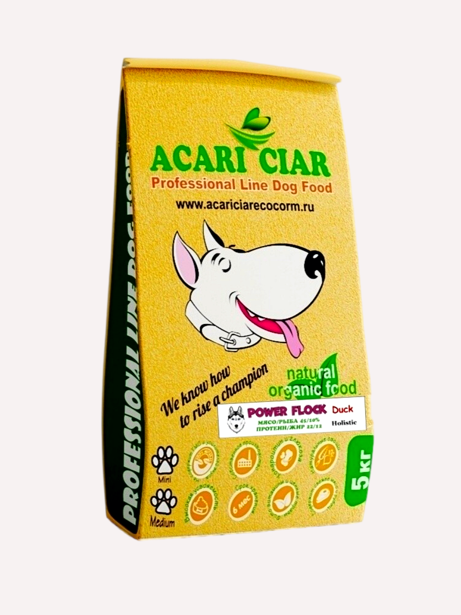 Сухой корм для собак Acari Ciar POWER FLOCK Duck Holistic, средние гранулы, 5 кг, powerflockduck5m
Сухой корм для собак Acari Ciar POWER FLOCK Duck Holistic, средние гранулы, 5 кг, powerflockduck5m