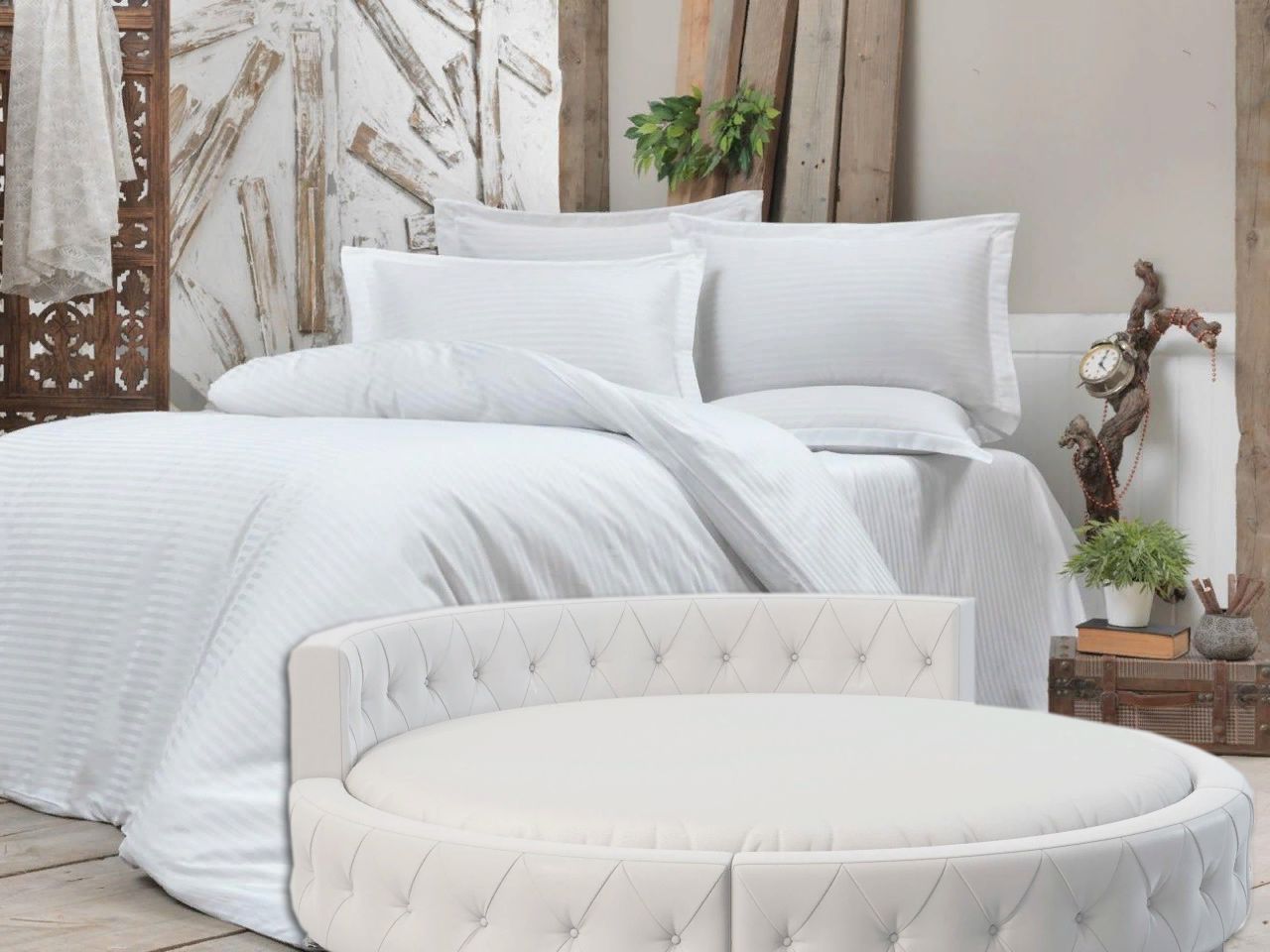 Простыня Maktex круглая из страйп сатина на резинке 250x250x30 Белый Люкс 3х3, Простыни круглая из страйп сатина на резинке 140 - Белый Люкс 3х3
Простыня Maktex круглая из страйп сатина на резинке 250x250x30 Белый Люкс 3х3, Простыни круглая из страйп сатина на резинке 140 - Белый Люкс 3х3
