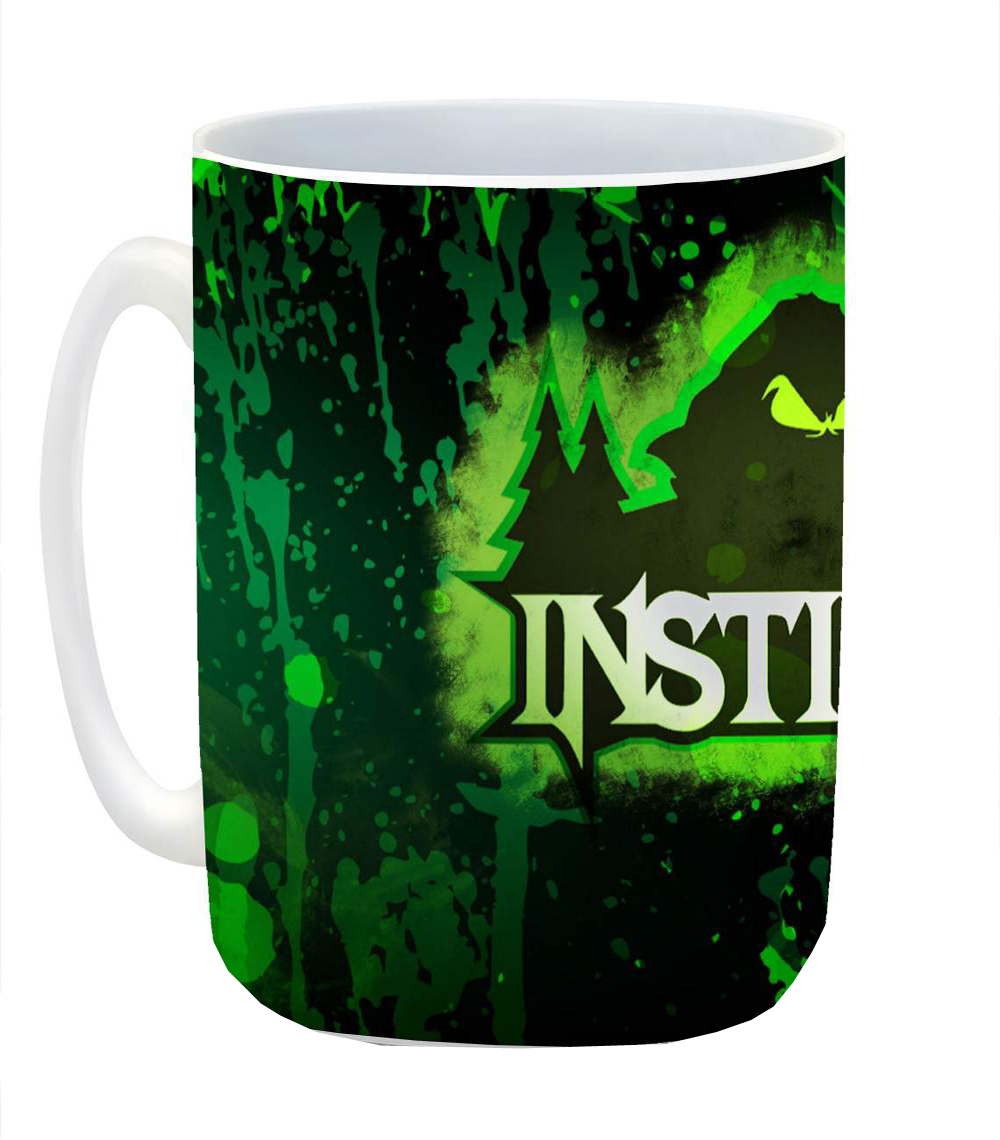 Кружка CoolPodarok Instnct зелёный фон 
Кружка CoolPodarok Instnct зелёный фон