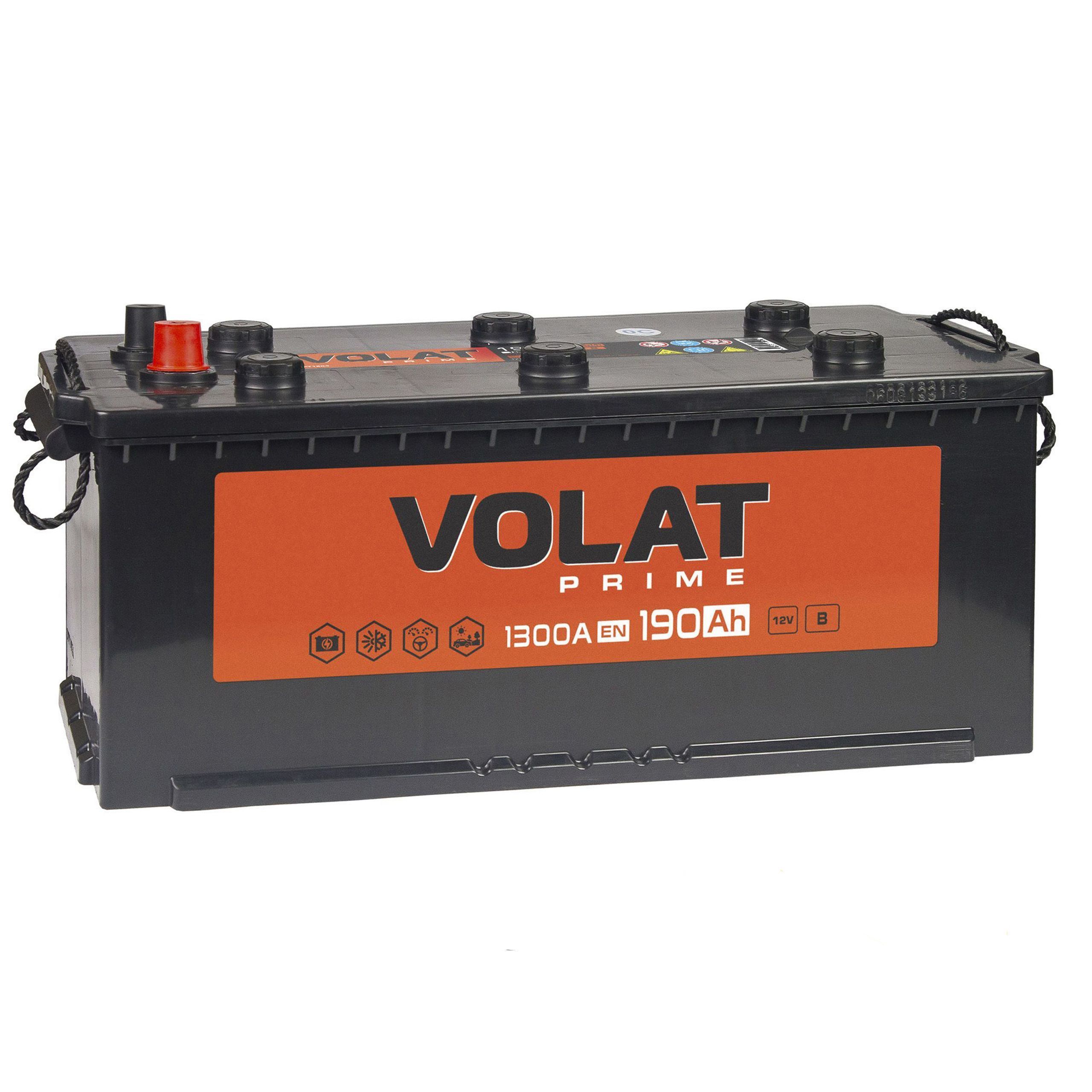 Аккумулятор автомобильный VOLAT Prime Professional 190 Ач 1200 А прямая полярность VST1903
Аккумулятор автомобильный VOLAT Prime Professional 190 Ач 1200 А прямая полярность VST1903