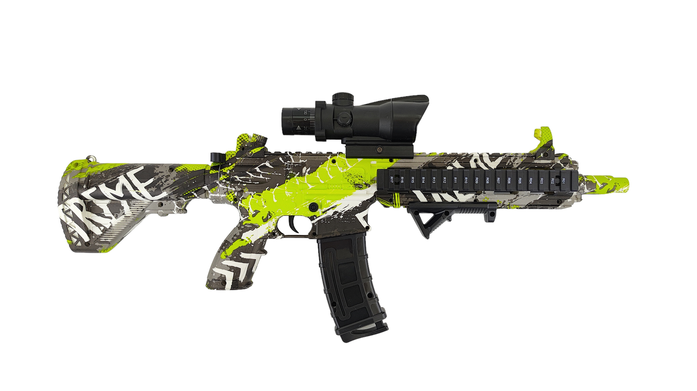 Автомат игрушечный CS Toys M416 стреляющий орбизами FK971-Green, Желтый;черный, Автомат M416 стреляющий орбизами
Автомат игрушечный CS Toys M416 стреляющий орбизами FK971-Green, Желтый;черный, Автомат M416 стреляющий орбизами