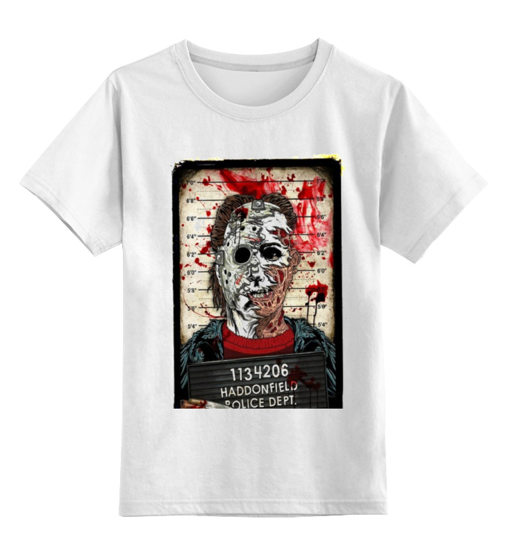 Футболка детская Printio Заключенный цв. белый р. 140, Заключенный 
Футболка детская Printio Заключенный цв. белый р. 140, Заключенный