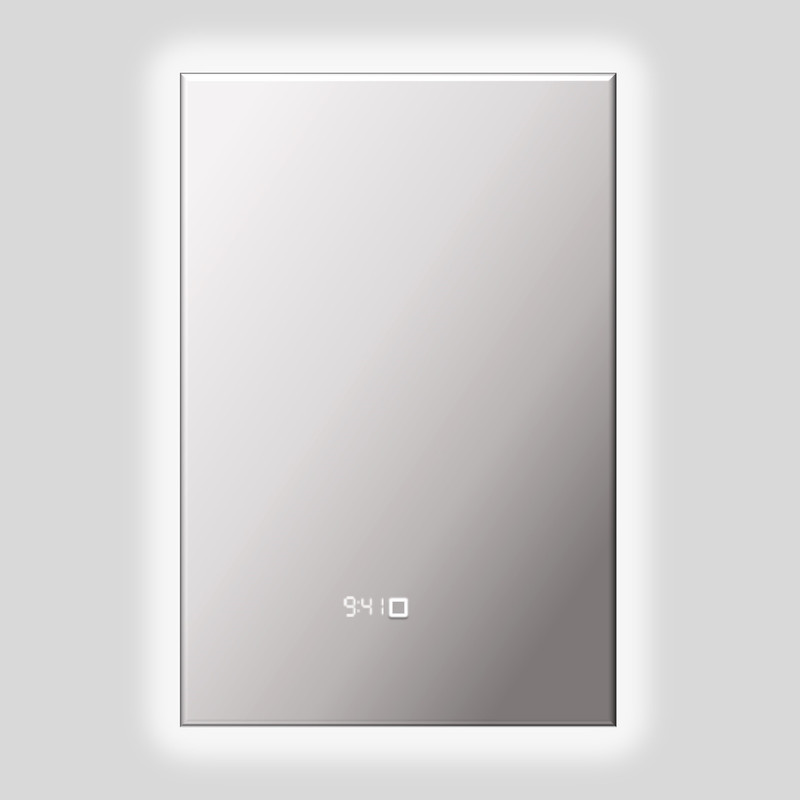 Зеркало Квартал 90*70 с холодной LED-подсветкой и часами вертикальное, Квартал
Зеркало Квартал 90*70 с холодной LED-подсветкой и часами вертикальное, Квартал