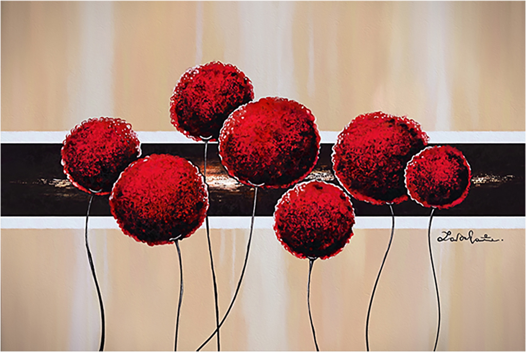 Картина на холсте с подрамником ХитАрт Кроваво-красные цветы 40x27 см, 780 
Картина на холсте с подрамником ХитАрт Кроваво-красные цветы 40x27 см, 780