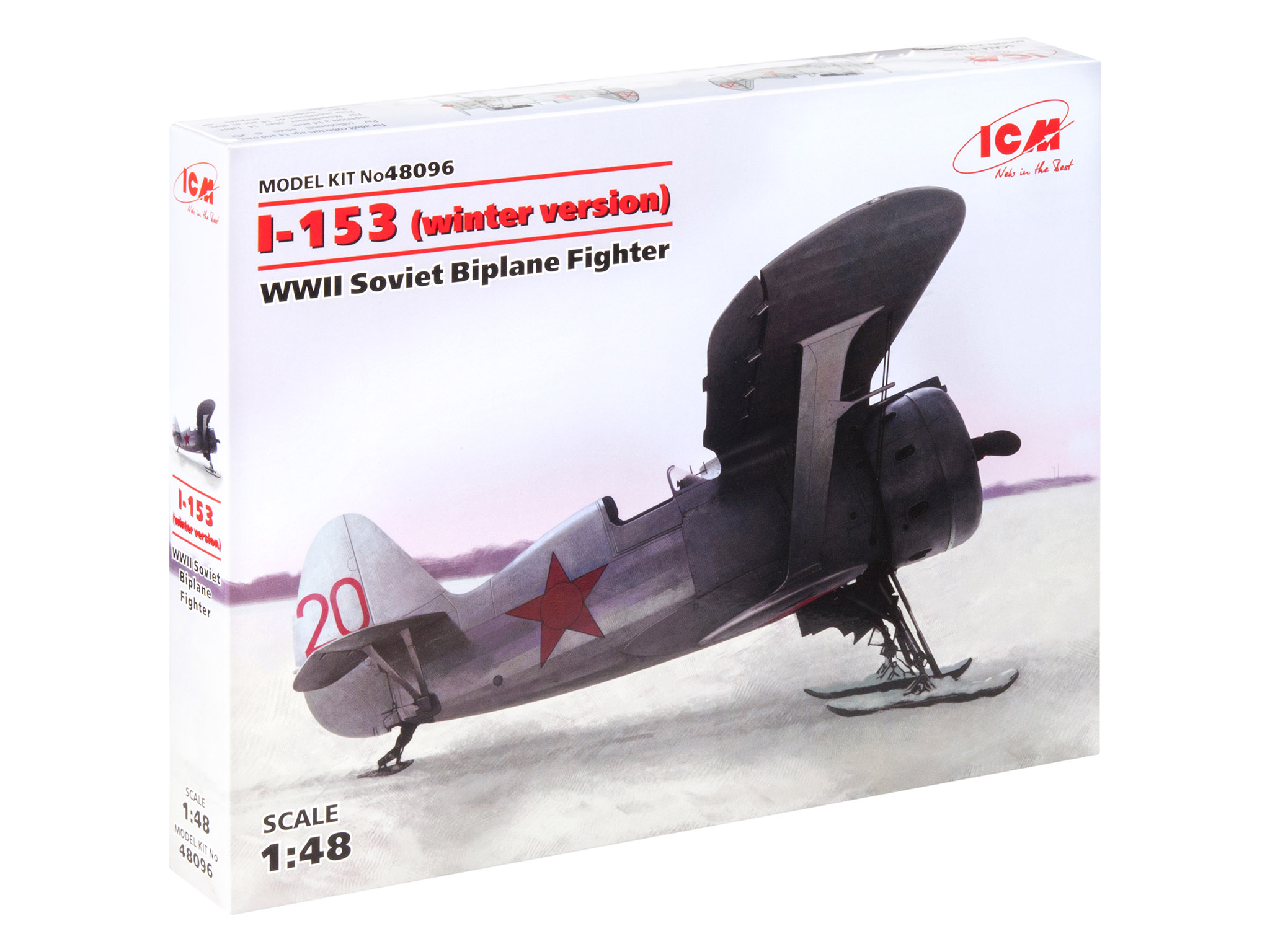 Сборная модель ICM 1/48 И-153 Чайка зимн модификац Советск истребитель-биплан 2МВ 48096
Сборная модель ICM 1/48 И-153 Чайка зимн модификац Советск истребитель-биплан 2МВ 48096