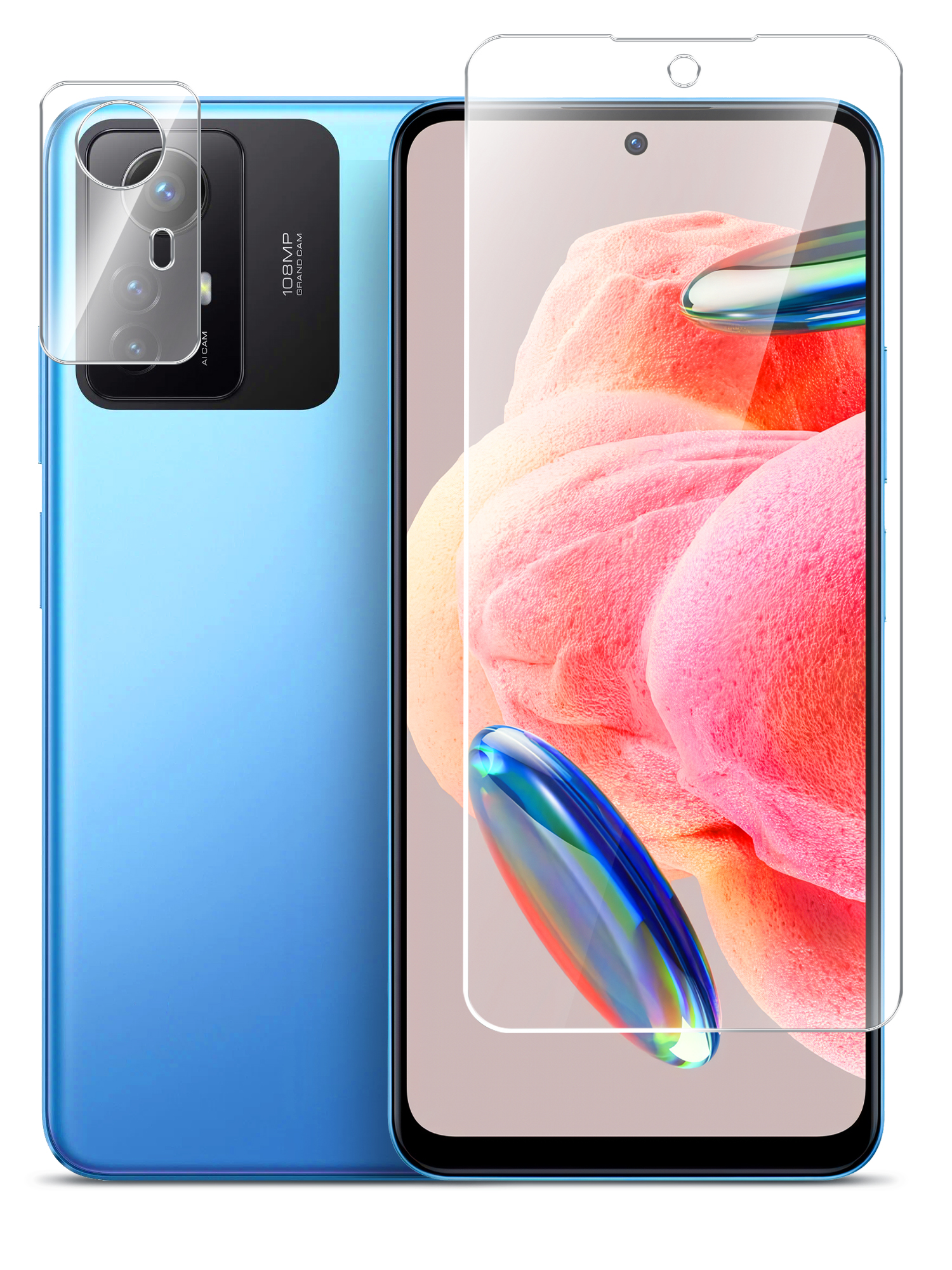 Гибридное защитное стекло Brozo на экран и камеру Xiaomi Redmi Note 12S, Xiaomi Redmi Note 12S
Гибридное защитное стекло Brozo на экран и камеру Xiaomi Redmi Note 12S, Xiaomi Redmi Note 12S