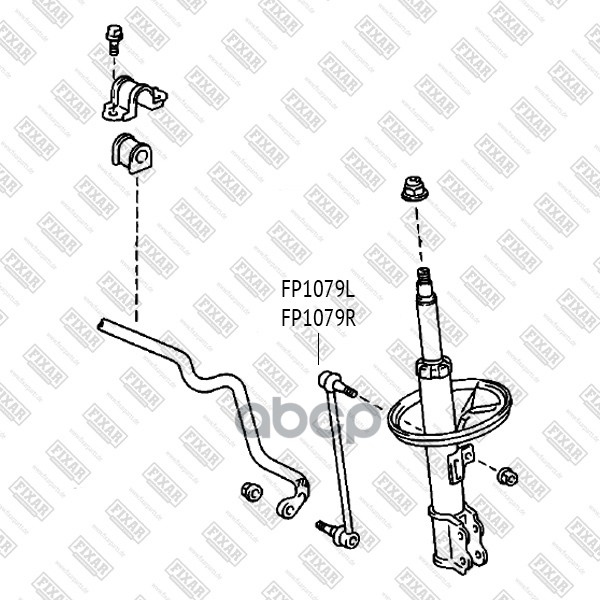 Тяга Переднего Стабилизатора R Lexus Rx I 300 97-03Toyota Camry 96-01 Fixar Fp1079r FIXAR
Тяга Переднего Стабилизатора R Lexus Rx I 300 97-03Toyota Camry 96-01 Fixar Fp1079r FIXAR