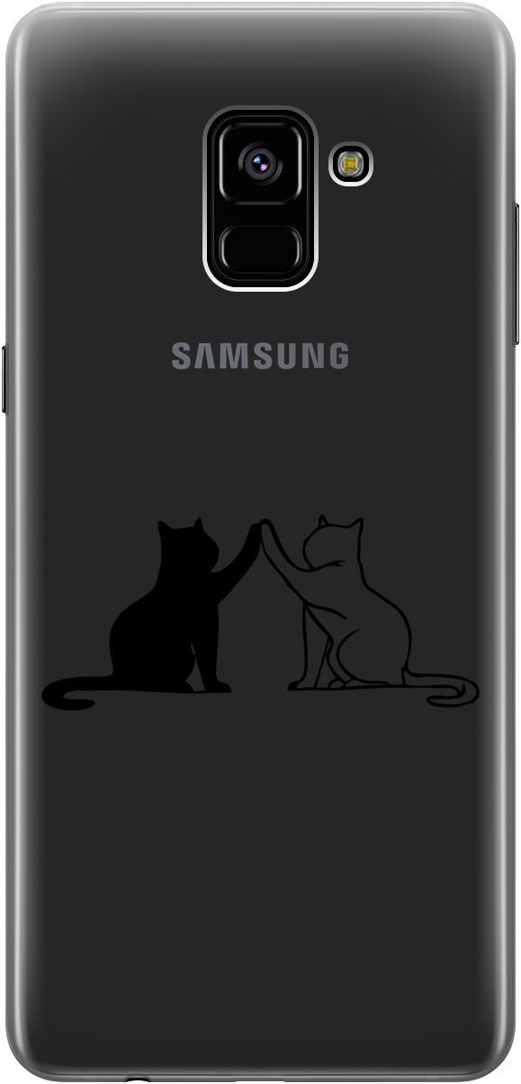 Чехол на Samsung Galaxy A8+ (2018) с принтом "Cats" прозрачный, Прозрачный;черный, 5407
Чехол на Samsung Galaxy A8+ (2018) с принтом "Cats" прозрачный, Прозрачный;черный, 5407