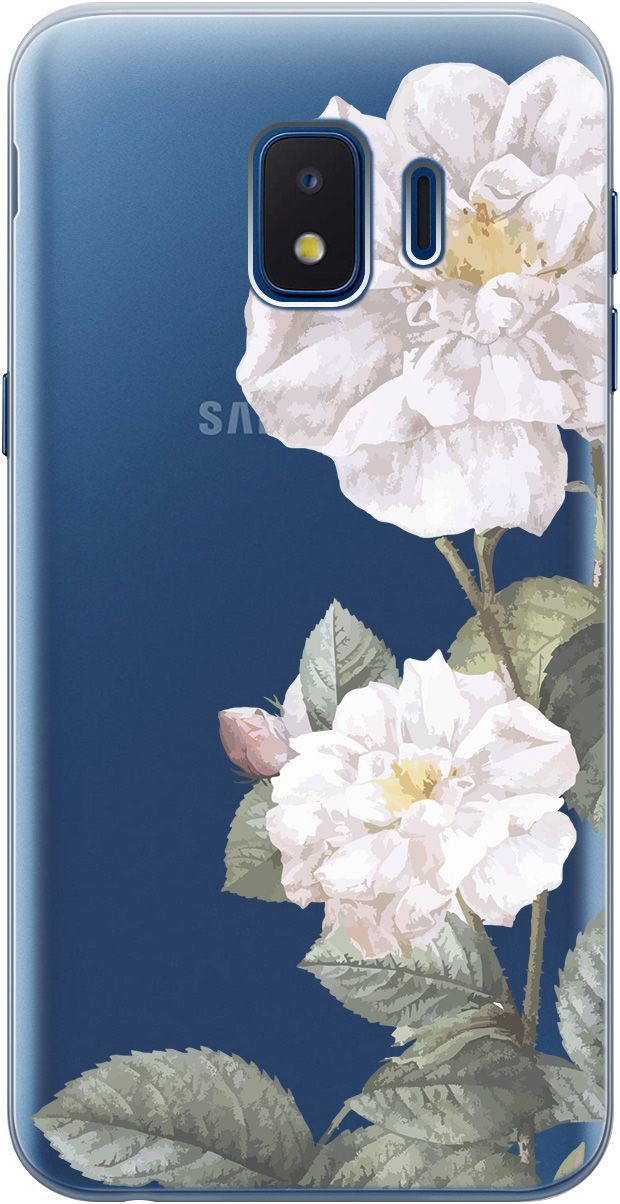 Чехол на Samsung Galaxy J2 Core с принтом "White Rose" прозрачный, Прозрачный;черный, 5412
Чехол на Samsung Galaxy J2 Core с принтом "White Rose" прозрачный, Прозрачный;черный, 5412