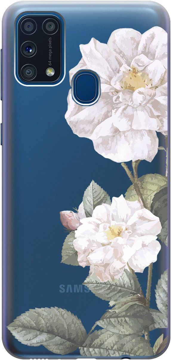 Силиконовый чехол на Samsung Galaxy M31 с 3D принтом "White Rose" прозрачный, Прозрачный;черный, 5424
Силиконовый чехол на Samsung Galaxy M31 с 3D принтом "White Rose" прозрачный, Прозрачный;черный, 5424