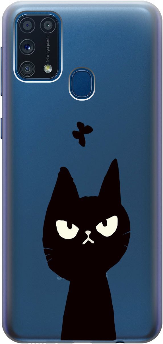 Чехол на Samsung Galaxy M31 с принтом "Disgruntled Cat" прозрачный, Прозрачный;черный, 5424
Чехол на Samsung Galaxy M31 с принтом "Disgruntled Cat" прозрачный, Прозрачный;черный, 5424