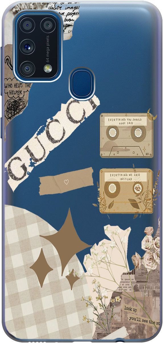 Чехол на Samsung Galaxy M31 с принтом "GUCCI Stickers" прозрачный, Прозрачный;бежевый, 5424
Чехол на Samsung Galaxy M31 с принтом "GUCCI Stickers" прозрачный, Прозрачный;бежевый, 5424