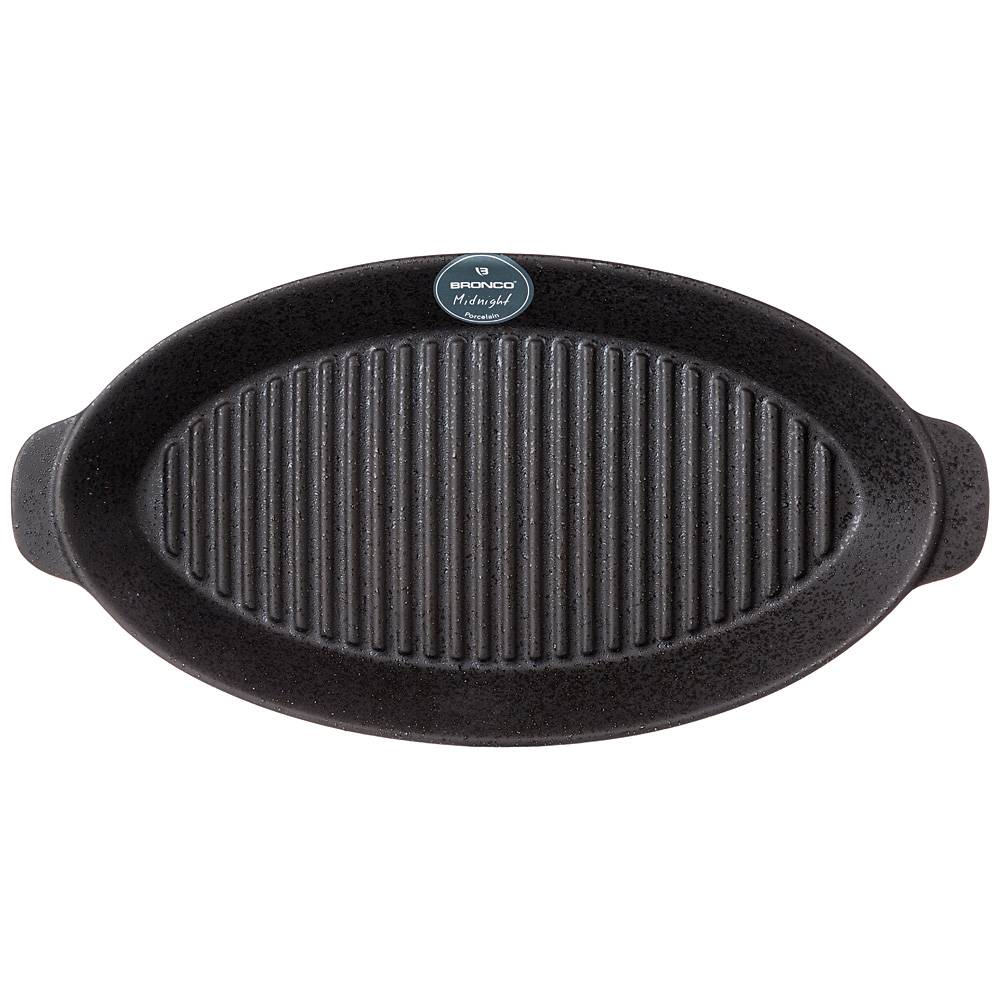 Набор из 6 штук Блюдо с ручками Bronco Midnight 38.5х19х4см, фарфор (62-126_6), Черный
Набор из 6 штук Блюдо с ручками Bronco Midnight 38.5х19х4см, фарфор (62-126_6), Черный