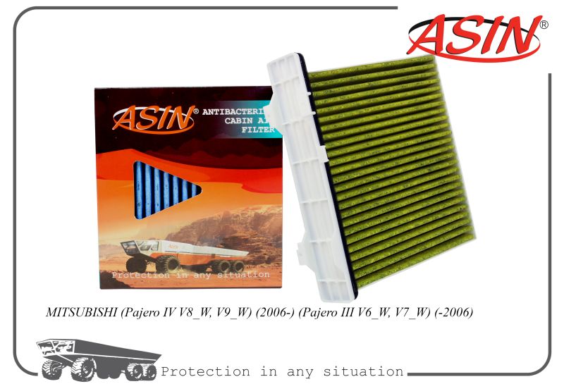 Фильтр салон. 7803A028 ASINFC279A антибакт уголь MITSUBISHI Pajero IV V8_W, V9_W 06-, ASIN.FC279A
Фильтр салон. 7803A028 ASINFC279A антибакт уголь MITSUBISHI Pajero IV V8_W, V9_W 06-, ASIN.FC279A