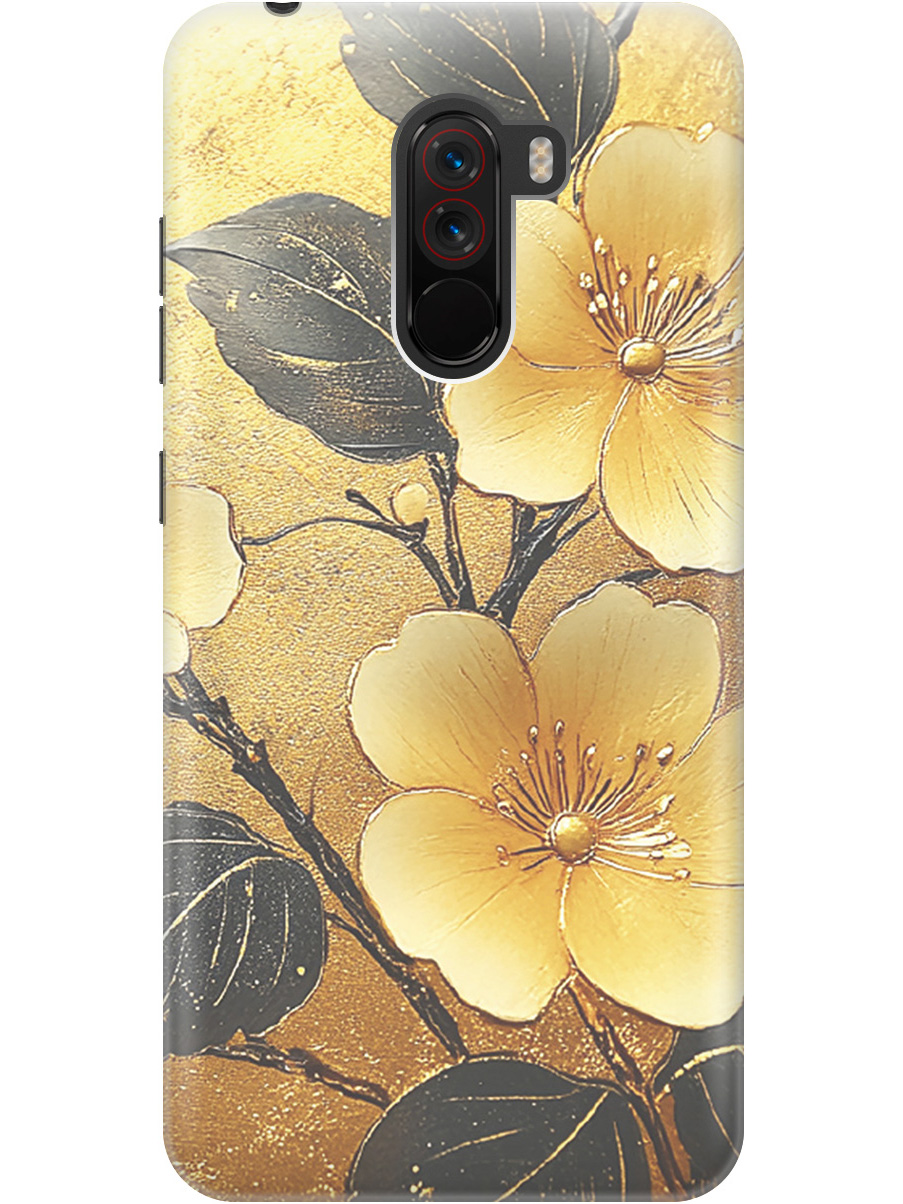 Силиконовый чехол на Xiaomi Pocophone F1 с принтом "Цветы и золото", Прозрачный;желтый;черный, 719373324
Силиконовый чехол на Xiaomi Pocophone F1 с принтом "Цветы и золото", Прозрачный;желтый;черный, 719373324