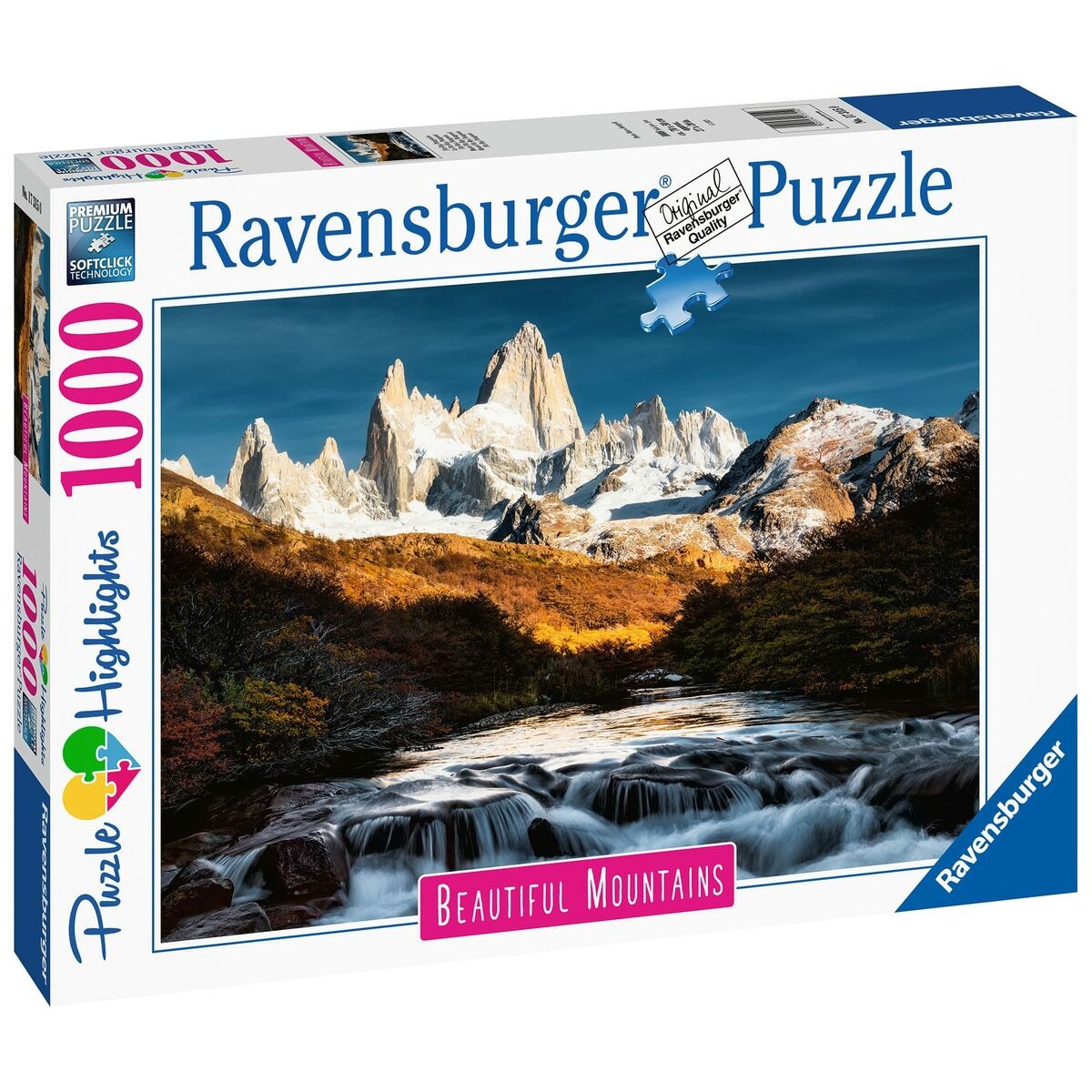 Пазл Ravensburger Горы Фитц-Рой, Патагония, Аргентина RV17315, 1000 деталей, Горы Фитц-Рой, Патагония, Аргентина
Пазл Ravensburger Горы Фитц-Рой, Патагония, Аргентина RV17315, 1000 деталей, Горы Фитц-Рой, Патагония, Аргентина