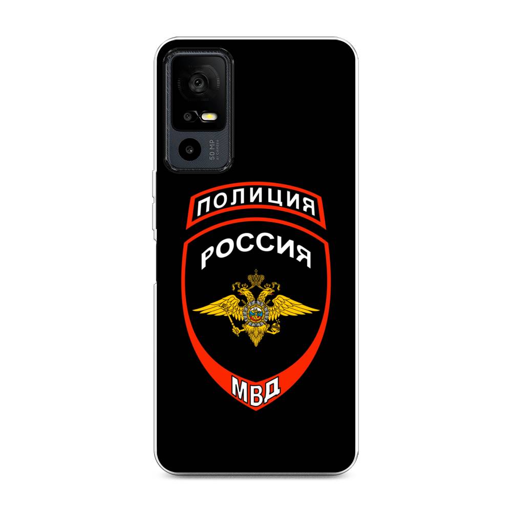 фото Чехол awog на tcl 40r 5g "полиция шеврон"