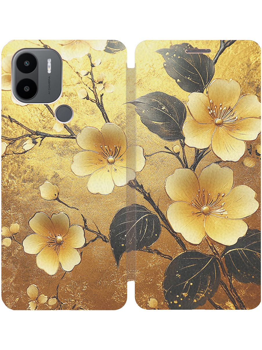 Чехол-книжка на Xiaomi Redmi A1+ / A2+ / Poco C50 / C51 с принтом "Цветы и золото" золотой, Золотистый;желтый;черный, 762092124
Чехол-книжка на Xiaomi Redmi A1+ / A2+ / Poco C50 / C51 с принтом "Цветы и золото" золотой, Золотистый;желтый;черный, 762092124