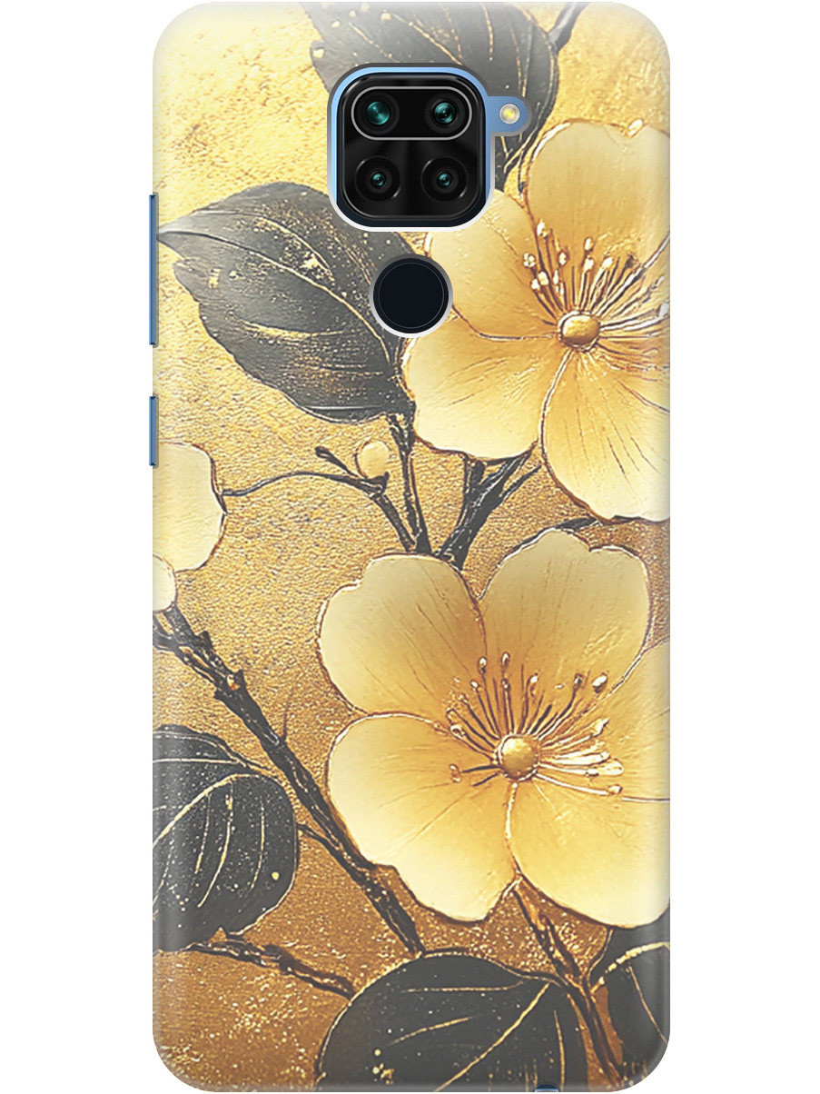 Силиконовый чехол на Xiaomi Redmi Note 9 с принтом "Цветы и золото", Прозрачный;желтый;черный, 723101324
Силиконовый чехол на Xiaomi Redmi Note 9 с принтом "Цветы и золото", Прозрачный;желтый;черный, 723101324