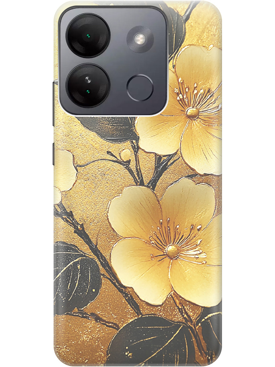 Силиконовый чехол на Infinix Smart 7 HD с принтом "Цветы и золото", Прозрачный;желтый;черный, 769392024
Силиконовый чехол на Infinix Smart 7 HD с принтом "Цветы и золото", Прозрачный;желтый;черный, 769392024